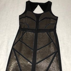 Black and Gold Dress